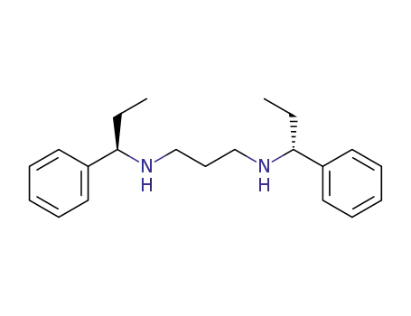 Molecular Structure of 848469-85-2 (1,3-Propanediamine, N,N'-bis[(1R)-1-phenylpropyl]-)