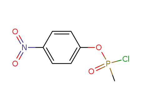 Molecular Structure of 36459-53-7 (Phosphonochloridic acid, methyl-, 4-nitrophenyl ester)