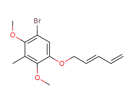 5-bromo-2,4-dimethoxy-3-methylphenyl 2,4-pentadienyl ether