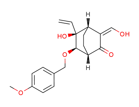 (1S,3Z,4S,5S,6R)-5-ethenyl-5-hydroxy-3-(hydroxymethylene)-6-[(4'-methoxyphenyl)methoxy]bicyclo[2.2.2]octan-2-one