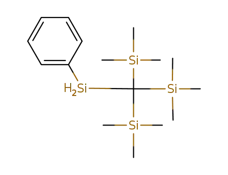 Molecular Structure of 72190-79-5 (Silane, [(phenylsilyl)methylidyne]tris[trimethyl-)