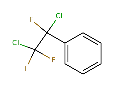 Molecular Structure of 40193-73-5 (Benzene, (1,2-dichloro-1,2,2-trifluoroethyl)-)