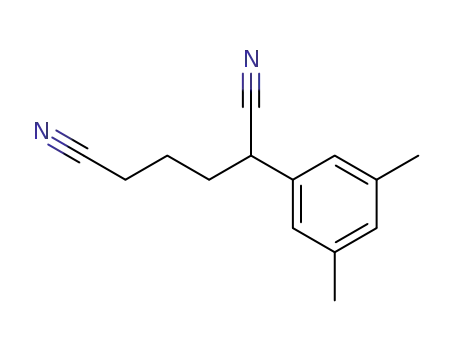 Molecular Structure of 634603-12-6 (Hexanedinitrile, 2-(3,5-dimethylphenyl)-)