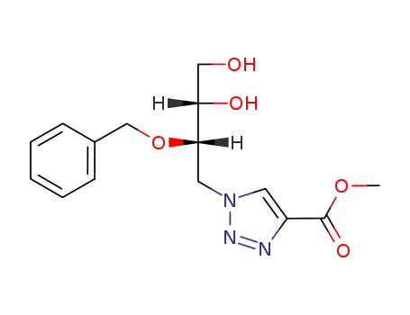 (2S,3S)-3-benzyloxy-4-(4-methoxycarbonyl-1,2,3-triazol-1-yl)-1,2-butanediol