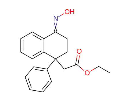 4-Hydroximino-1-phenyl-1,2,3,4-tetrahydro-1-naphthylessigsaeureethylester