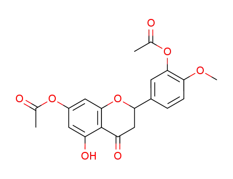 5-Hydroxy-4'-methoxy-7,3'-diacetoxy-flavanon