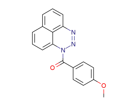 1-(4-methoxybenzoyl)naphtho[1,8-de][1,2,3]triazine