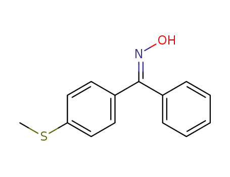 Methanone, [4-(methylthio)phenyl]phenyl-, oxime