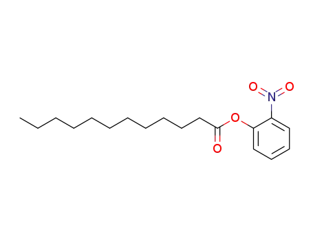 Molecular Structure of 2639-52-3 (O-NITROPHENYL LAURATE)