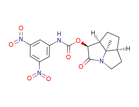 Molecular Structure of 137572-08-8 ((1S,3R,5aS,7aS,7bR)-1-<N-(3,5-dinitrophenyl)carbamoxy>-7b-methyl-2-oxo-5a,6,7,7a-tetrahydrocyclopenta<1,2,3-gi>pyrrolidino<1,2-a>pyrrolidine)