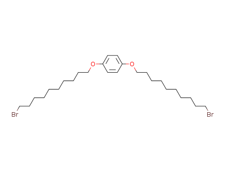 Benzene,1,4-bis[(10-bromodecyl)oxy]- cas  6324-68-1