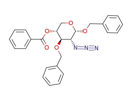 benzyl 2-azido-4-O-benzoyl-3-O-benzyl-2-deoxy-α-D-xylopyranoside
