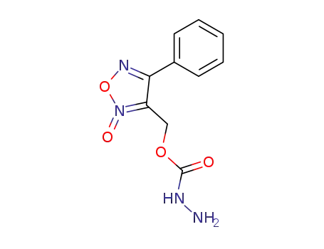 O-(4-phenyl-2-oxy-1,2,5-oxadiazol-3-yl)methyl carbazate