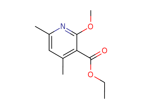 3-Pyridinecarboxylic acid, 2-methoxy-4,6-dimethyl-, ethyl ester