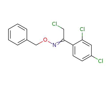Molecular Structure of 83200-28-6 (1-(benzyloxyimino)-2-chloro-1-(2,4-dichlorophenyl)ethane)