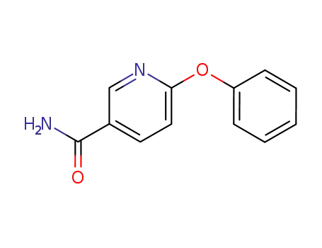 Molecular Structure of 595576-45-7 (3-Pyridinecarboxamide, 6-phenoxy-)