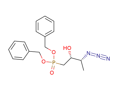 Phosphonic acid, [(2R,3R)-3-azido-2-hydroxybutyl]-, bis(phenylmethyl)
ester