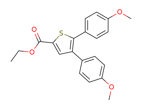 2-Thiophenecarboxylic acid, 4,5-bis(4-methoxyphenyl)-, ethyl ester