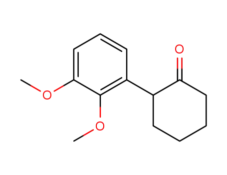 Molecular Structure of 89756-87-6 (Cyclohexanone, 2-(2,3-dimethoxyphenyl)-)
