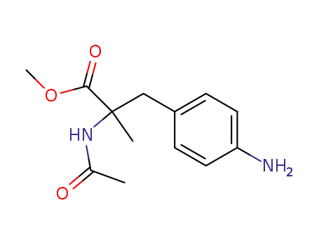 Phenylalanine, N-acetyl-4-amino-a-methyl-, methyl ester