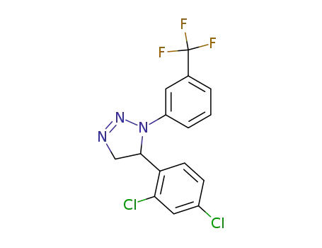 1H-1,2,3-Triazole,
5-(2,4-dichlorophenyl)-4,5-dihydro-1-[3-(trifluoromethyl)phenyl]-