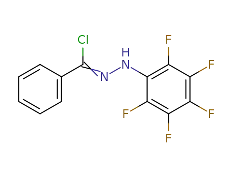 Molecular Structure of 50656-22-9 (benzoyl chloride perfluorophenylhydrazone)