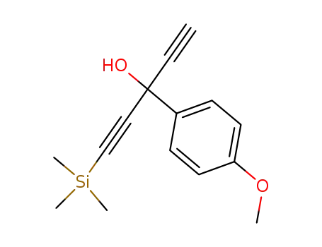 Benzenemethanol, a-ethynyl-4-methoxy-a-[(trimethylsilyl)ethynyl]-