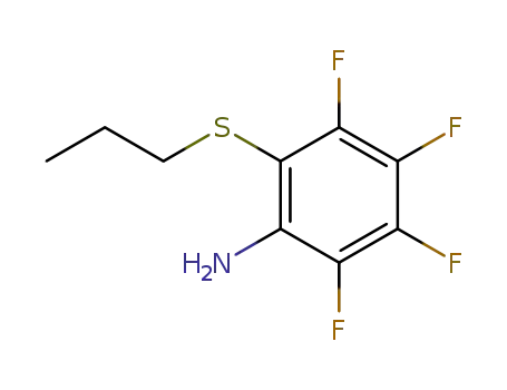 Benzenamine, 2,3,4,5-tetrafluoro-6-(propylthio)-