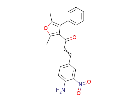 2,5-dimethyl-4-phenyl-3-<1-oxo-3-(4-amino-3-nitrophenyl)-2-propenyl>furan