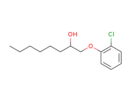 Molecular Structure of 140193-34-6 (2-Octanol, 1-(2-chlorophenoxy)-)