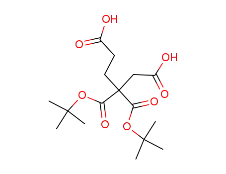 Molecular Structure of 819802-92-1 (1,2,2,4-Butanetetracarboxylic acid, 2,2-bis(1,1-dimethylethyl) ester)