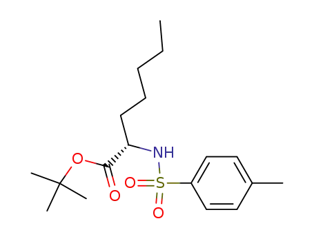 (2S)-N-para-toluenesulphonylaminoheptanoic acid tert-butyl ester