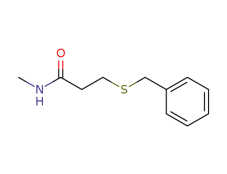 N-methyl 3-<(phenylmethyl)thio>propanamide