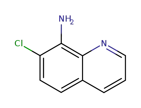 Molecular Structure of 6338-98-3 (7-Chloro-8-aminoquinoline)