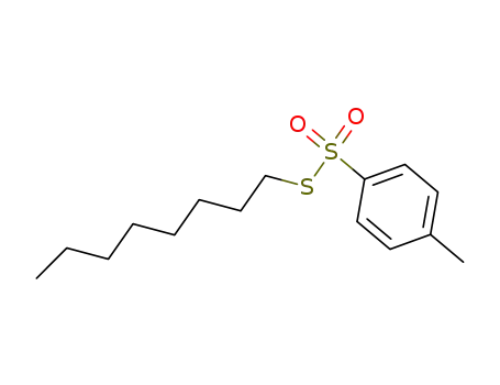 Molecular Structure of 7559-53-7 (4-Methylbenzenesulfonothioic acid S-octyl ester)
