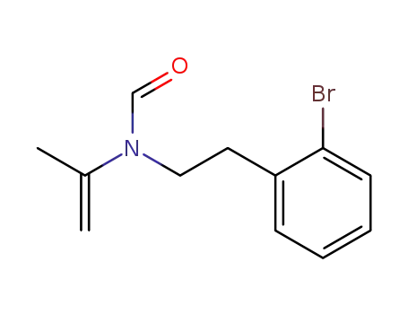 Molecular Structure of 848772-47-4 (Formamide, N-[2-(2-bromophenyl)ethyl]-N-(1-methylethenyl)-)