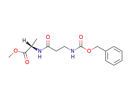 Molecular Structure of 56120-14-0 (methyl N-[(benzyloxy)carbonyl]-beta-alanylalaninate)