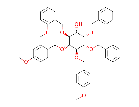 2,3-O-dibenzyl-4,5-O-di(4'-methoxybenzyl)-6-O-(2'-methoxybenzyl)-D-myo-inositol