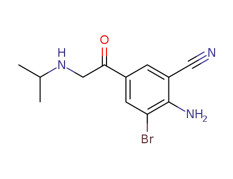 4'-amino-3'-bromo-5'-cyano-2-isopropylamino-acetophenone