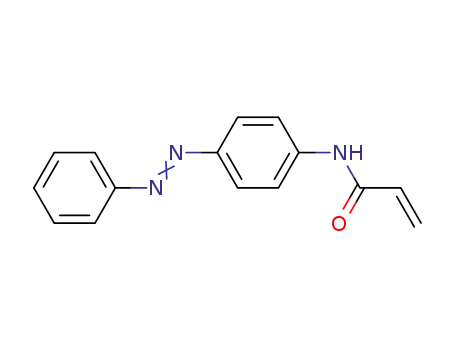 Molecular Structure of 2615-07-8 (2-Propenamide, N-[4-(phenylazo)phenyl]-)