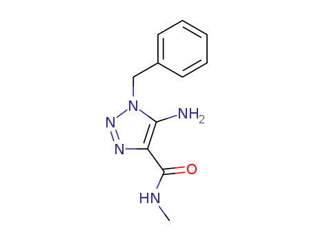 1H-1,2,3-Triazole-4-carboxamide, 5-amino-N-methyl-1-(phenylmethyl)-