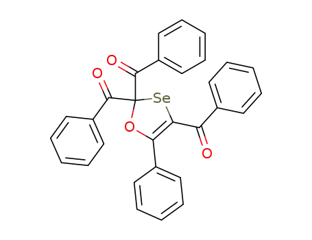 Molecular Structure of 100037-70-5 ((2,4-Dibenzoyl-5-phenyl-[1,3]oxaselenol-2-yl)-phenyl-methanone)