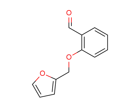 Molecular Structure of 76836-66-3 (Benzaldehyde, 2-(2-furanylmethoxy)-)