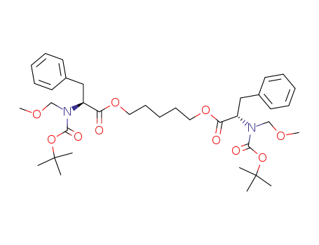 5,11-Dioxa-2,14-diazapentadecanedioic acid,
2,14-bis(methoxymethyl)-4,12-dioxo-3,13-bis(phenylmethyl)-,
bis(1,1-dimethylethyl) ester, (3S,13S)-