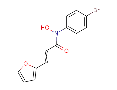 2-Propenamide, N-(4-bromophenyl)-3-(2-furanyl)-N-hydroxy-