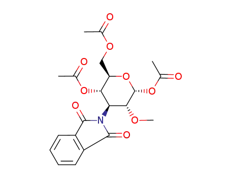 acetyl 4,6-di-O-acetyl-3-deoxy-2-methoxy-3-phthalimido-α-D-glucopyranoside