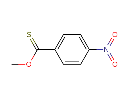 Molecular Structure of 25033-14-1 (4-Nitrothiobenzoic acid methyl ester)