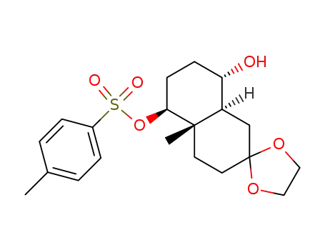 (4'aα,5'α,8'β,8'aβ)-octahydro-4'a-methylspiro<1,3-dioxolane-2,2'(1'H)-naphthalene>-5',8'-diol 5'-(4-methylbenzenesulfonate)