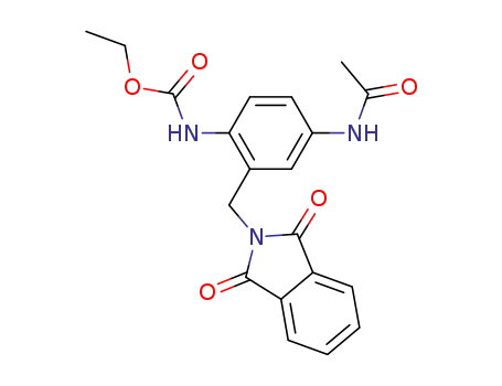 ethyl N-<4-acetamido-2-(phthalimidomethyl)phenyl>carbamate