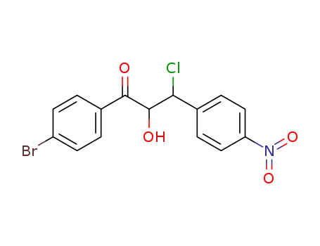 1-(4-Bromo-phenyl)-3-chloro-2-hydroxy-3-(4-nitro-phenyl)-propan-1-one